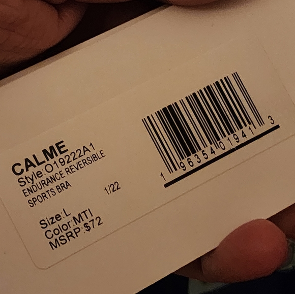 Johnny Was Calme NWT (NOT CAMO) matching Sports Bra - Picture 5 of 5